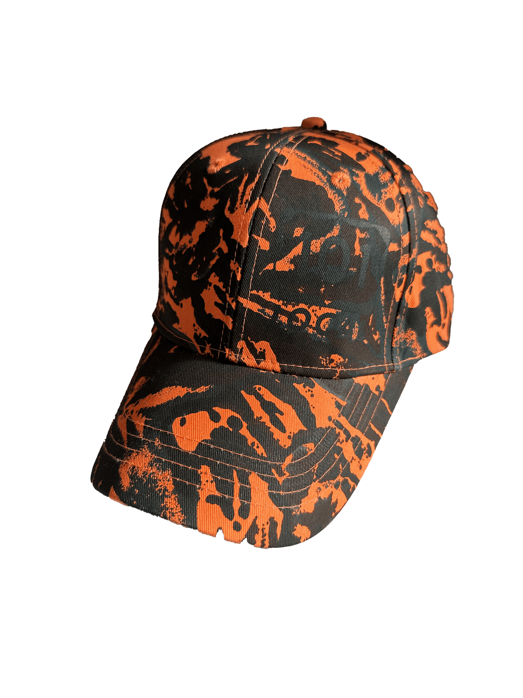 Woods over Waves Hat - Orange Camo
