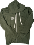 101 Signature Zip in Forest Green