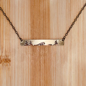 Handmade Double-Sided Brass Necklaces