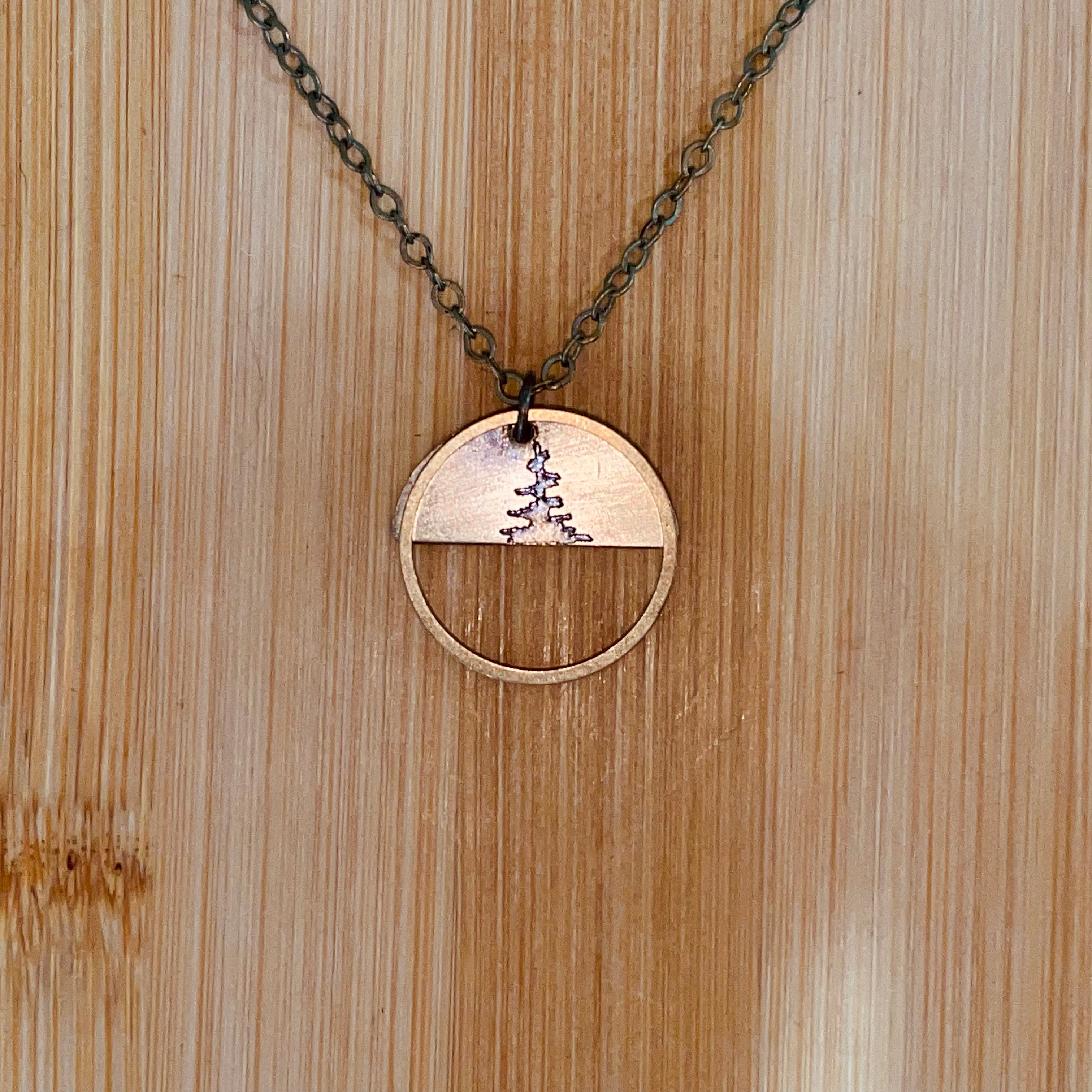 Handmade Double-Sided Brass Necklaces
