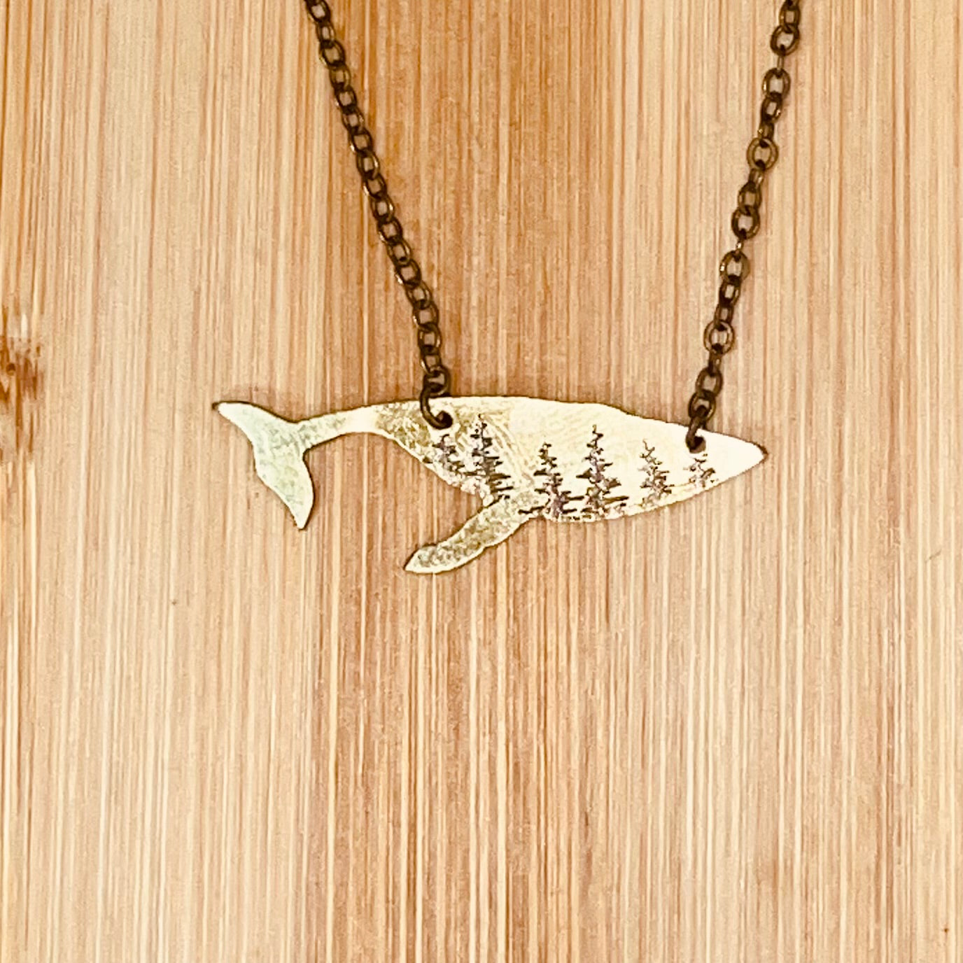 Handmade Double-Sided Brass Necklaces
