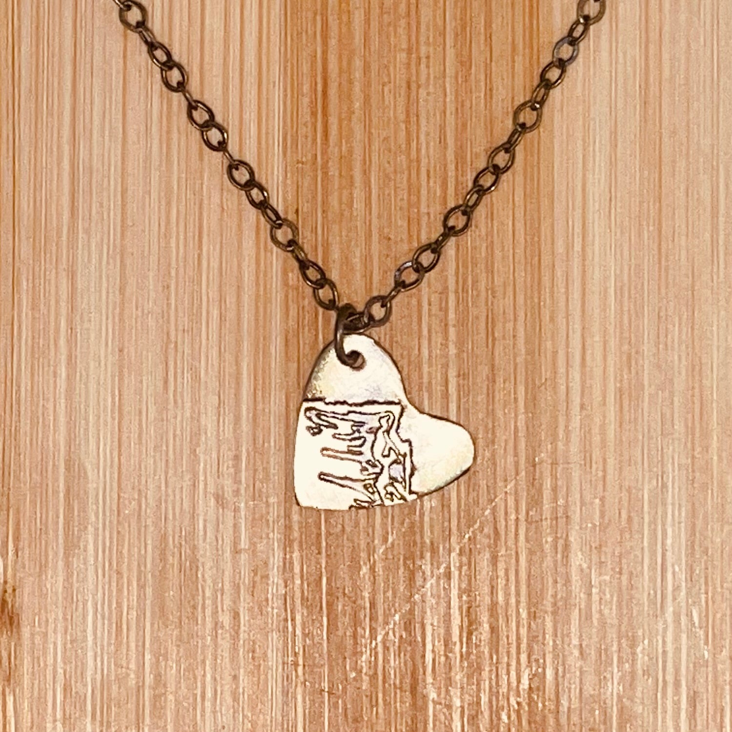 Handmade Double-Sided Brass Necklaces