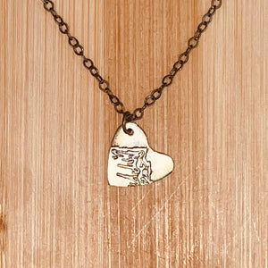 Handmade Double-Sided Brass Necklaces