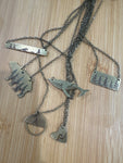 Handmade Double-Sided Brass Necklaces
