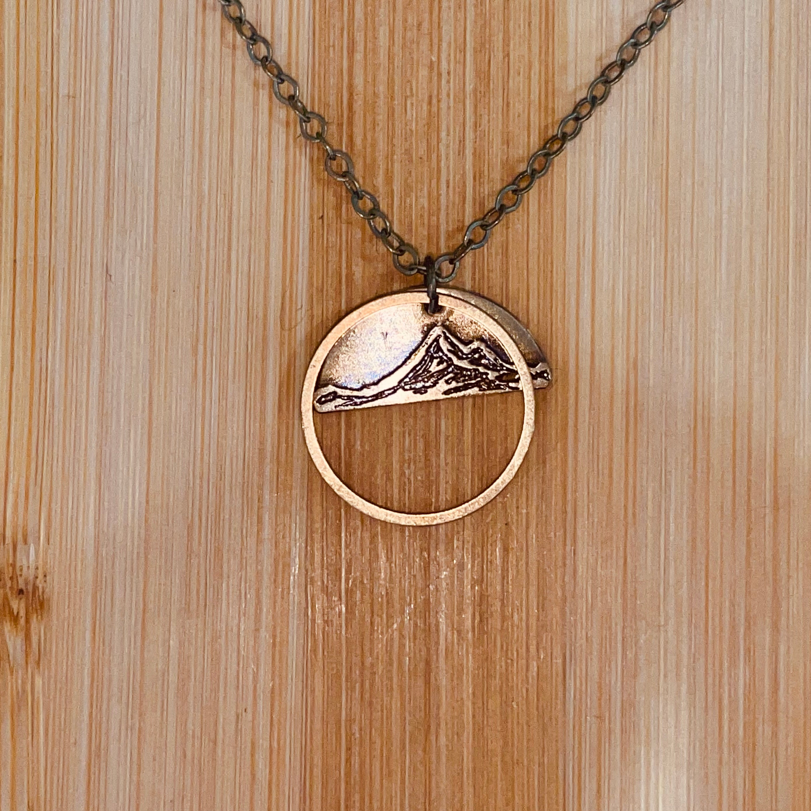 Handmade Double-Sided Brass Necklaces
