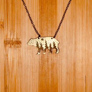 Handmade Double-Sided Brass Necklaces