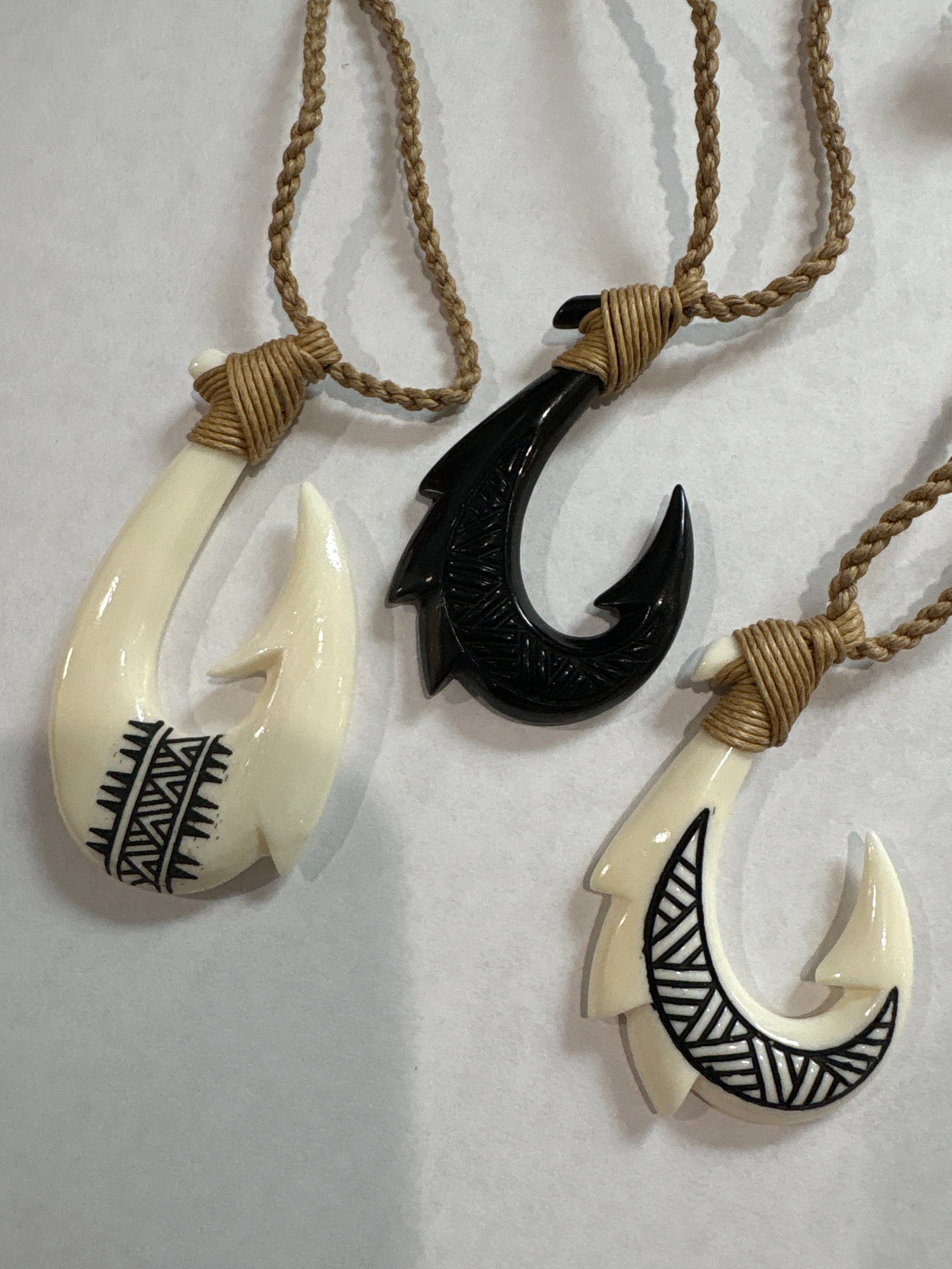 Hawaiian Fish Hook Necklaces