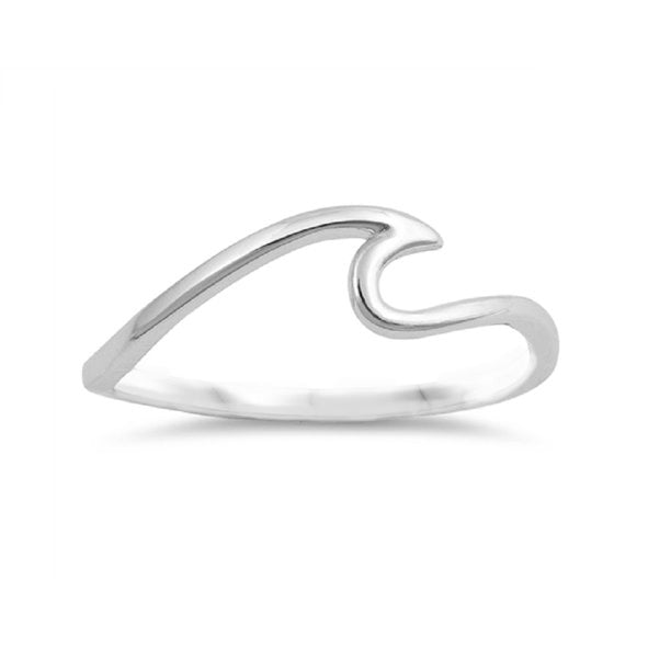 Sterling Silver Stackable Wave Ring