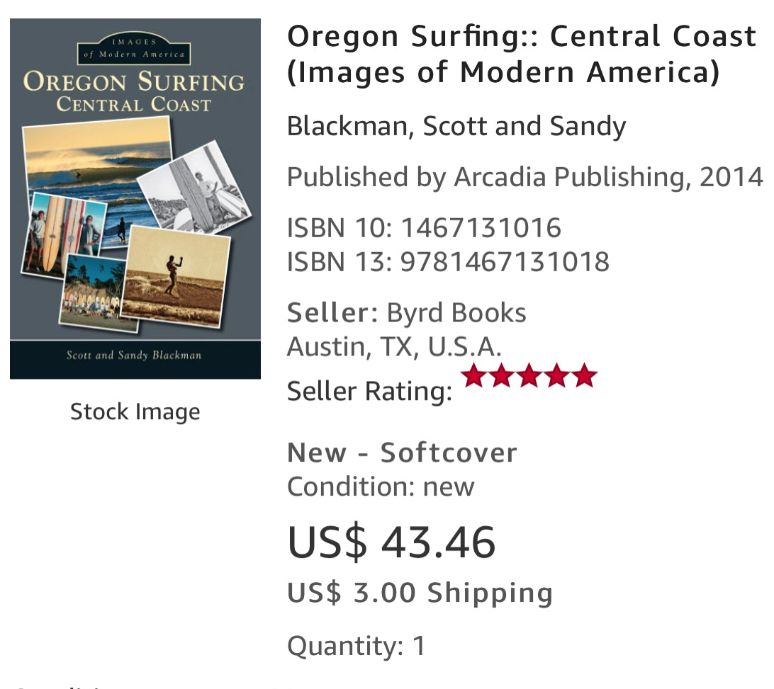 OREGON SURFING: Central Coast book