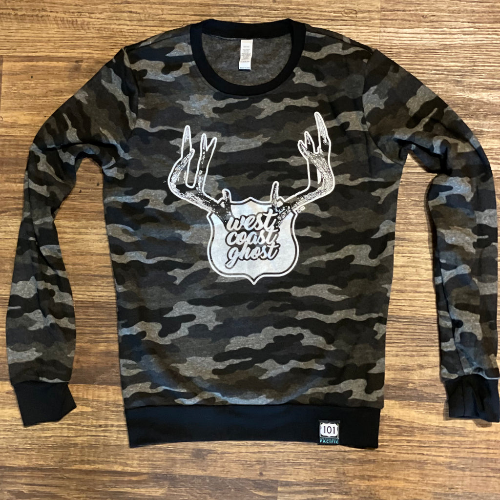 Camo Blacktail Deer Crewneck